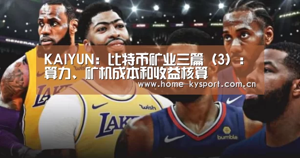 KAIYUN:比特币矿业三篇(3):算力、矿机成本和收益核算(图2) 开云